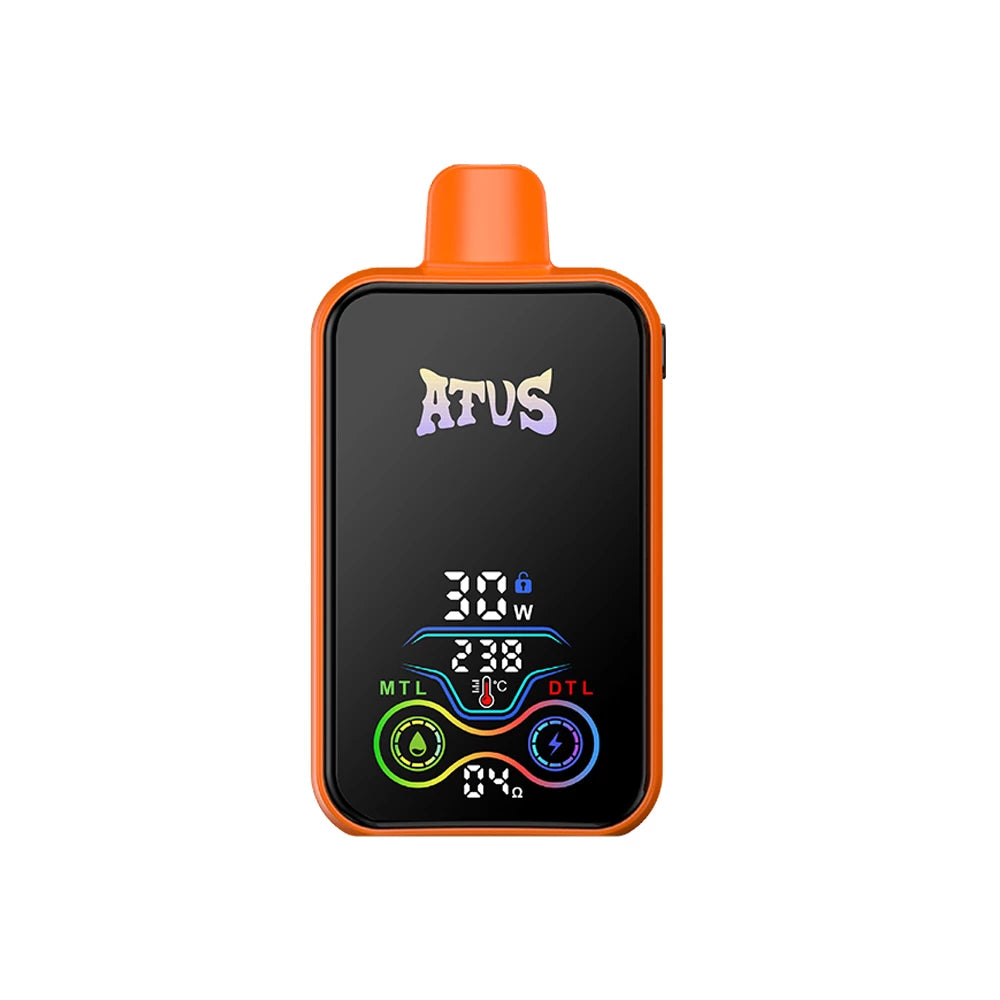 ATVS 25000 Puffs Dual Mesh Digital Screen Bulk Buy Rechargeable Disposable Vapes Wholesale