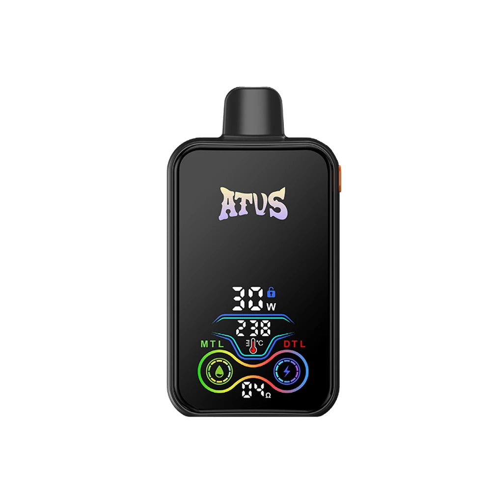 ATVS 25000 Puffs Dual Mesh Digital Screen Bulk Buy Rechargeable Disposable Vapes Wholesale