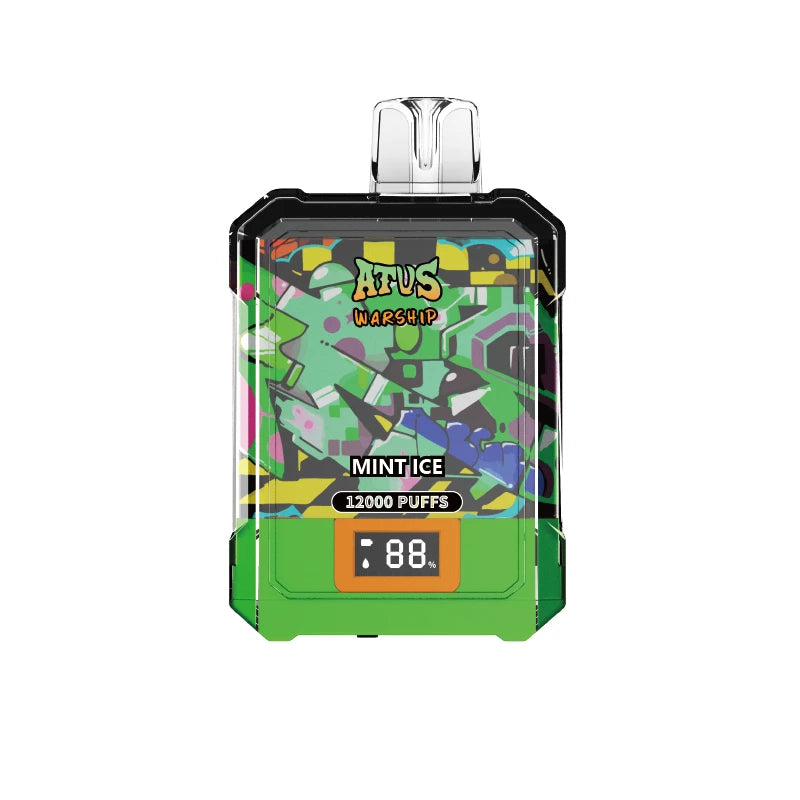ATVS WARSHIP 12000 Puffs Digital Screen Bulk Buy Rechargeable Disposable Vapes Wholesale