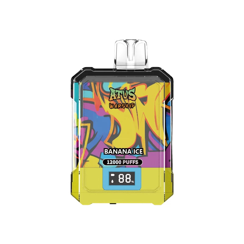 ATVS WARSHIP 12000 Puffs Digital Screen Bulk Buy Rechargeable Disposable Vapes Wholesale