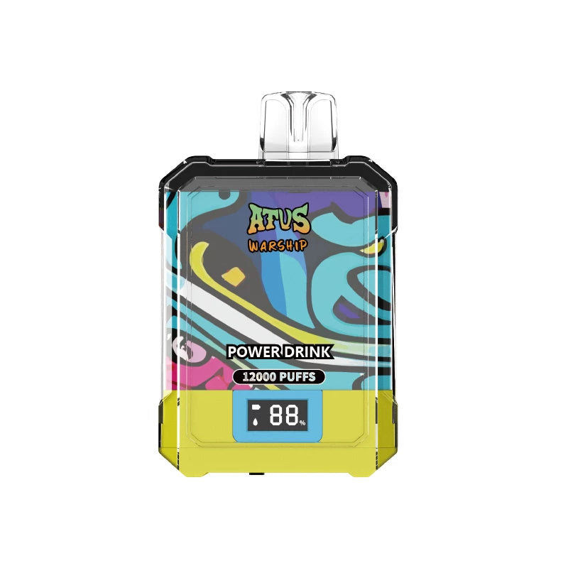 ATVS WARSHIP 12000 Puffs Digital Screen Bulk Buy Rechargeable Disposable Vapes Wholesale