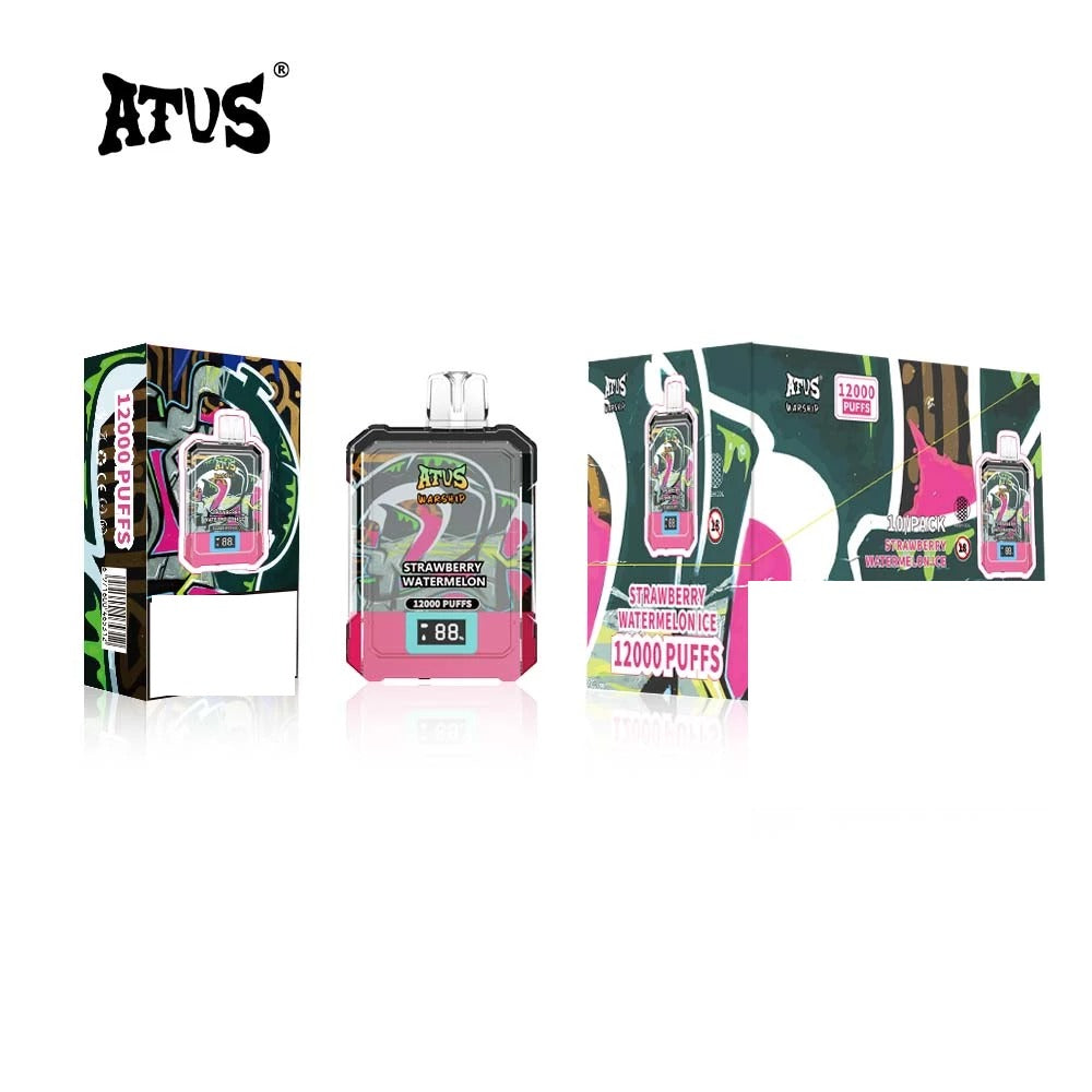 ATVS WARSHIP 12000 Puffs Digital Screen Bulk Buy Rechargeable Disposable Vapes Wholesale