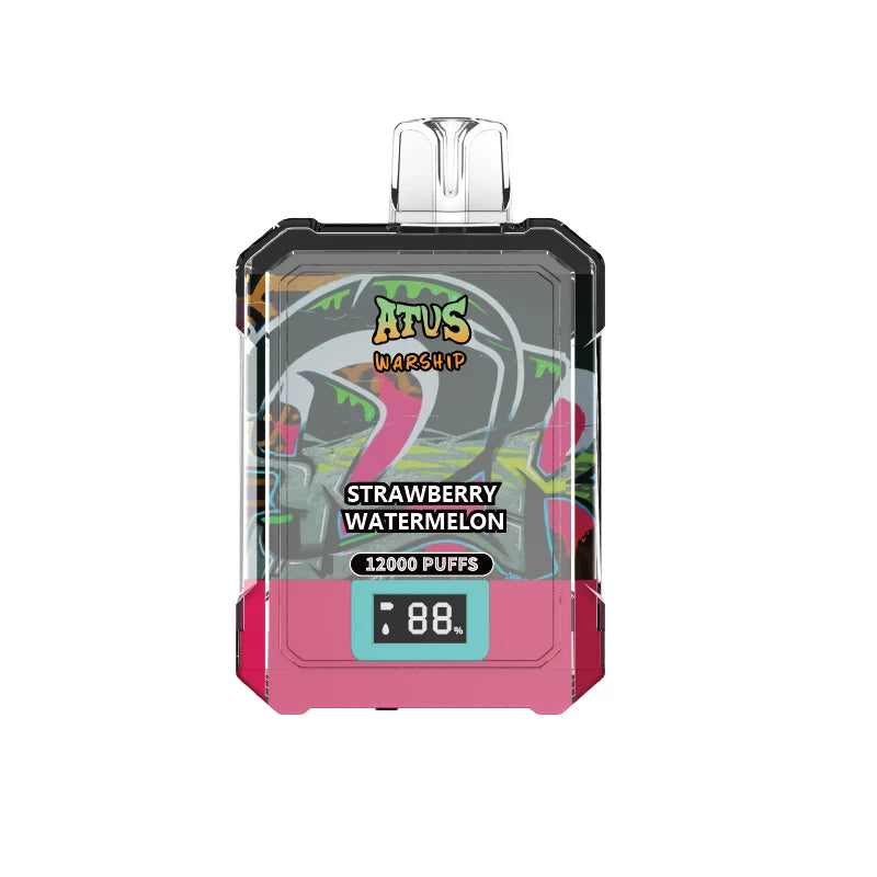 ATVS WARSHIP 12000 Puffs Digital Screen Bulk Buy Rechargeable Disposable Vapes Wholesale