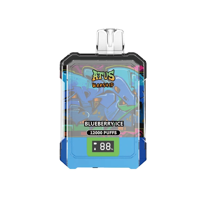 ATVS WARSHIP 12000 Puffs Digital Screen Bulk Buy Rechargeable Disposable Vapes Wholesale