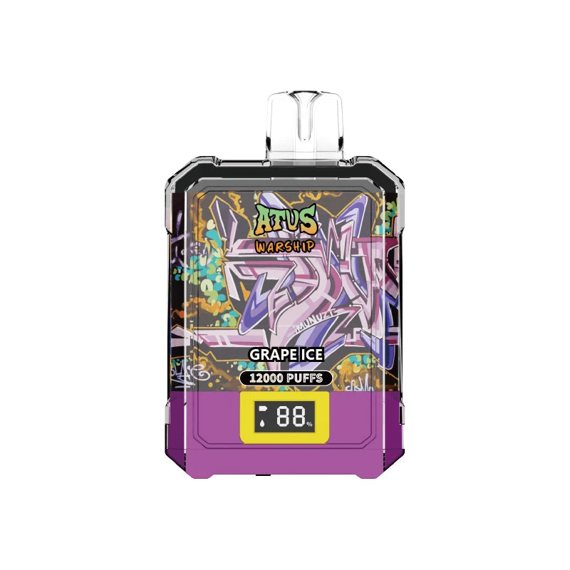 ATVS WARSHIP 12000 Puffs Digital Screen Bulk Buy Rechargeable Disposable Vapes Wholesale