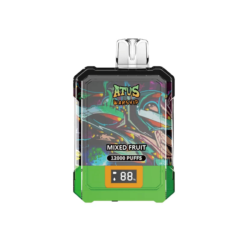ATVS WARSHIP 12000 Puffs Digital Screen Bulk Buy Rechargeable Disposable Vapes Wholesale