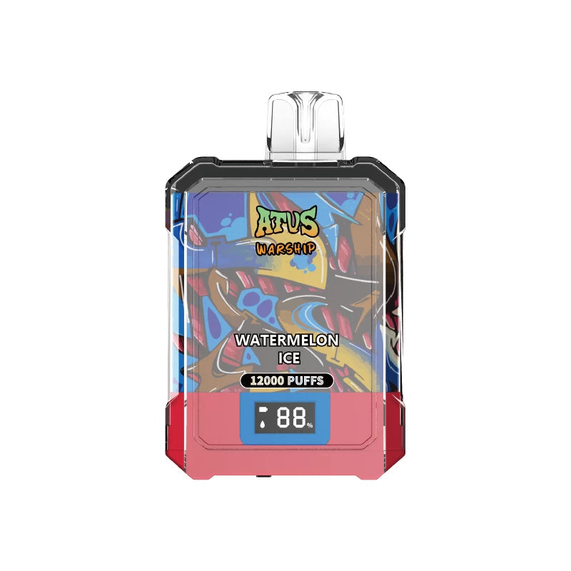 ATVS WARSHIP 12000 Puffs Digital Screen Bulk Buy Rechargeable Disposable Vapes Wholesale