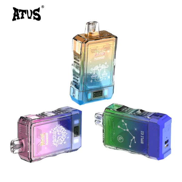 ATVS WARSHIP 18000 Puffs Digital Screen Dual Mesh Bulk Buy Rechargeable Disposable Vapes Wholesale