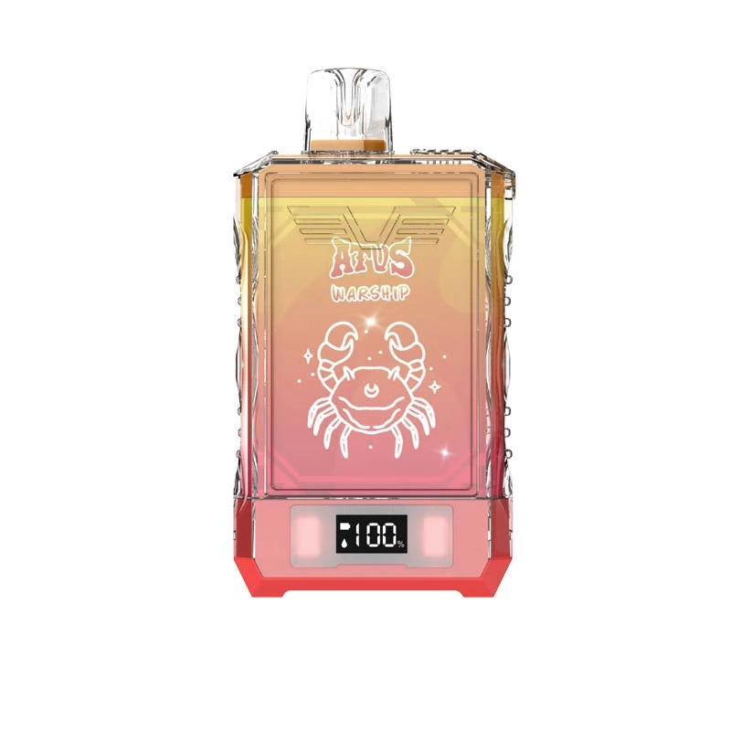 ATVS WARSHIP 18000 Puffs Digital Screen Dual Mesh Bulk Buy Rechargeable Disposable Vapes Wholesale