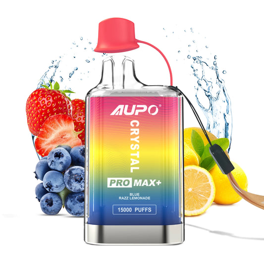 AUPO 15000 Puffs PRO MAX Crystal Dual Mesh Bulk Buy Rechargeable Disposable Vapes Wholesale
