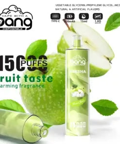 Bang 15000 Puffs Vape 15K Disposable Vape Pen E Cigarette Prefilled 25ml 600mAh Disposable Vape 12 Flavors