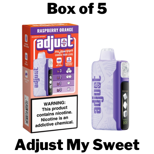 Adjust MySweet 40000 Disposable Vape Box of 5