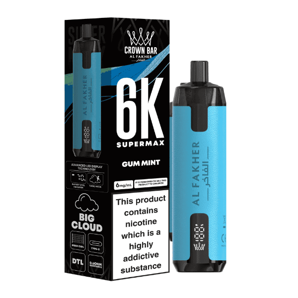 Al Fakher Supermax 6K Disposable Vape