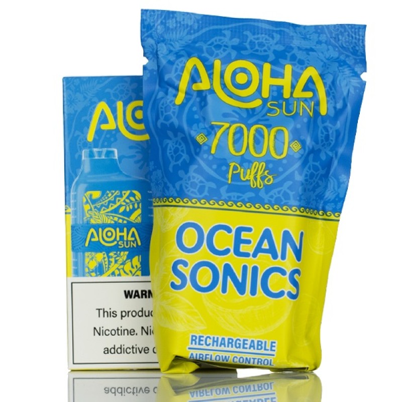 Aloha Sun 7000 Züge Wiederaufladbare Einweg-E-Zigarette 15 ml 