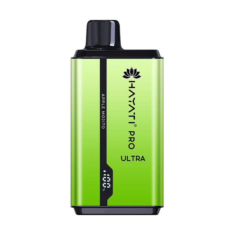 Hayati Pro Ultra 15000 | Einweg-E-Zigarette mit zwei Tanks | 15.000 Züge | 24 ml E-Liquid