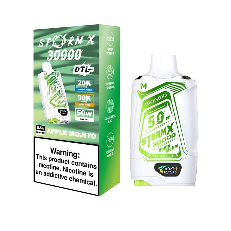 Mosmo Storm X 30000 Einweg-E-Zigarette (30 ml, 2 %)
