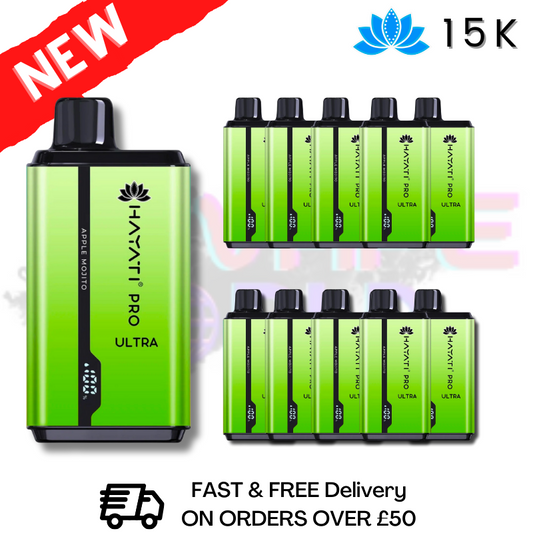 Apple Mojito Hayati Ultra Pro 15000 Puffs 15K Packung mit 10 Stück