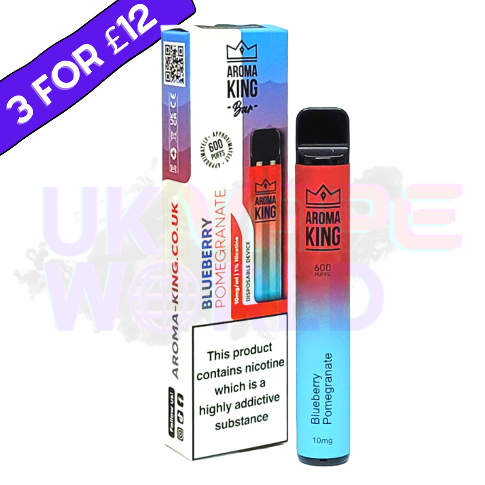Blaubeere-Granatapfel-Duft von Aroma King, 600 Stück, Einwegduft