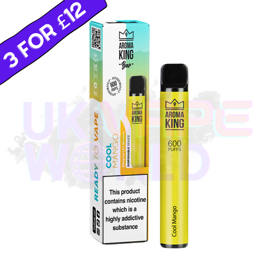 Cool Mango von Aroma King, 600 Züge, Einweg-E-Zigarette