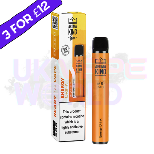 Energy Drink Ice von Aroma King, 600 Portionen, Einwegprodukt