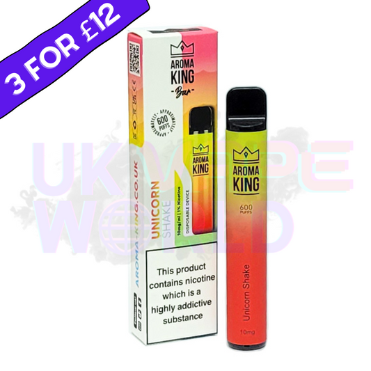Unicorn Shake von Aroma King, 600 Portionen, Einwegprodukt