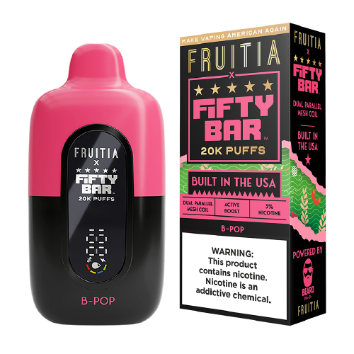 B-Pop Fruitia x Fifty Bar 20K