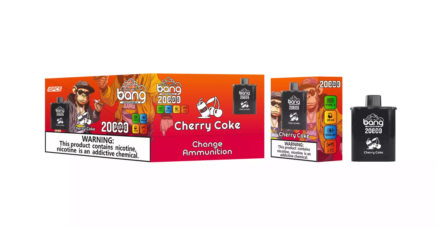 BANG 20000 Puffs DSK046 Change Cartridge Bulk Buy Rechargeable Disposable Vapes Wholesale