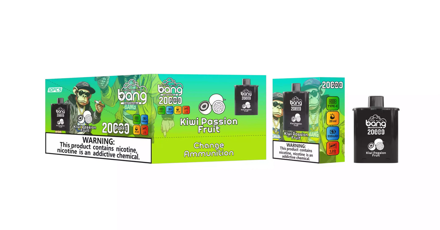 BANG 20000 Puffs DSK046 Change Cartridge Bulk Buy Rechargeable Disposable Vapes Wholesale