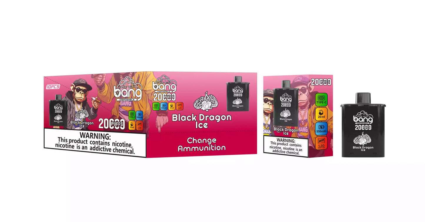 BANG 20000 Puffs DSK046 Change Cartridge Bulk Buy Rechargeable Disposable Vapes Wholesale