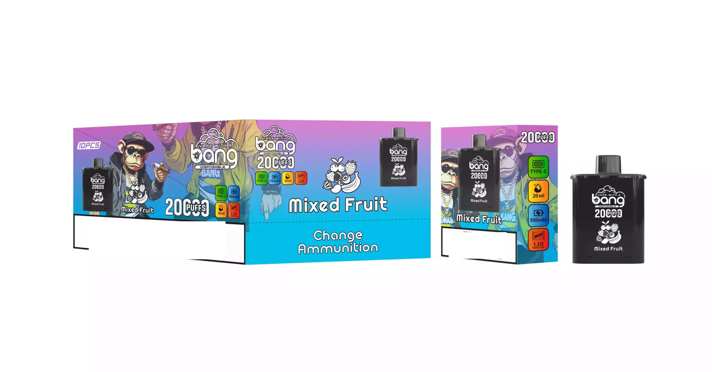BANG 20000 Puffs DSK046 Change Cartridge Bulk Buy Rechargeable Disposable Vapes Wholesale