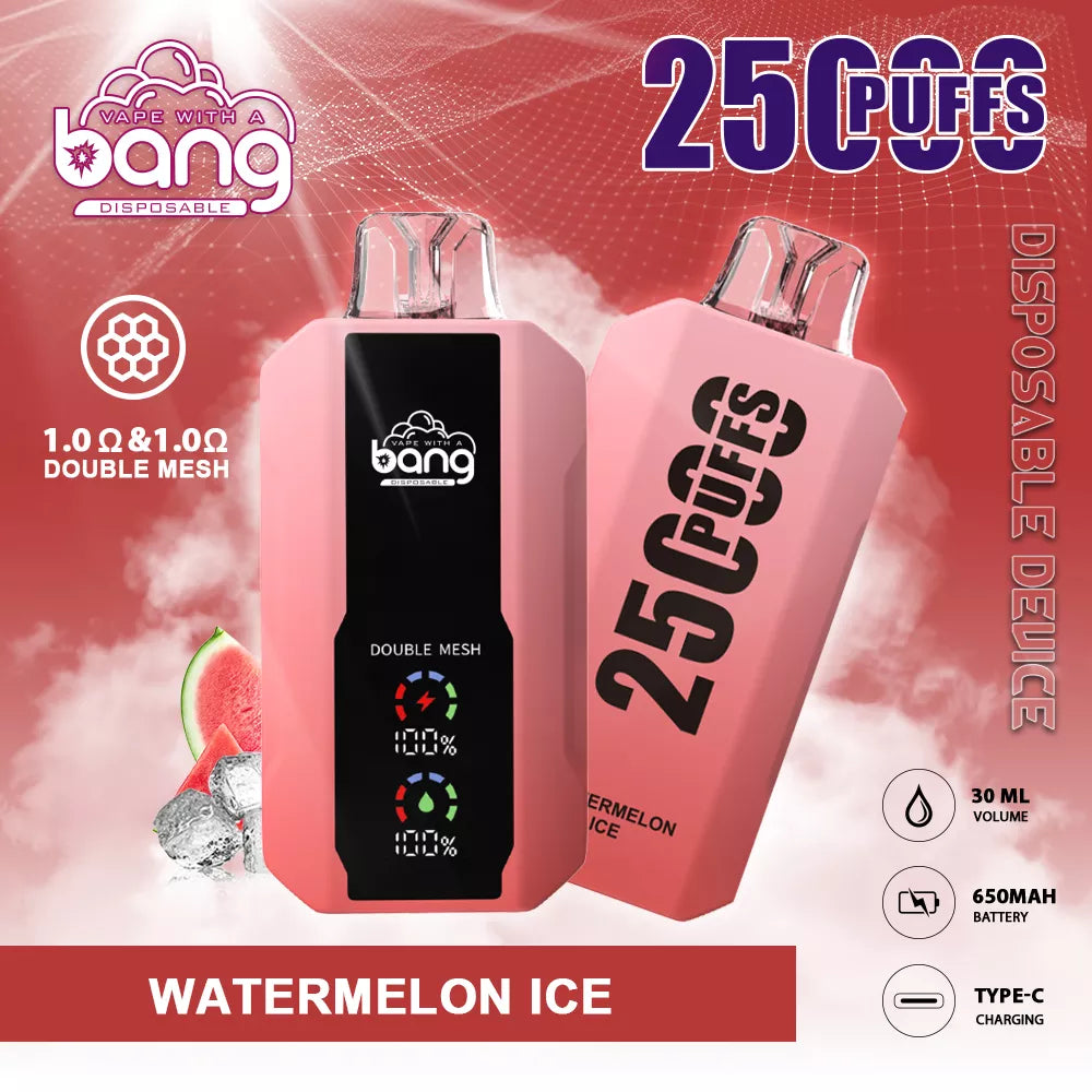 BANG 25000 Puffs Bulk Buy Rechargeable Disposable Vapes Wholesale