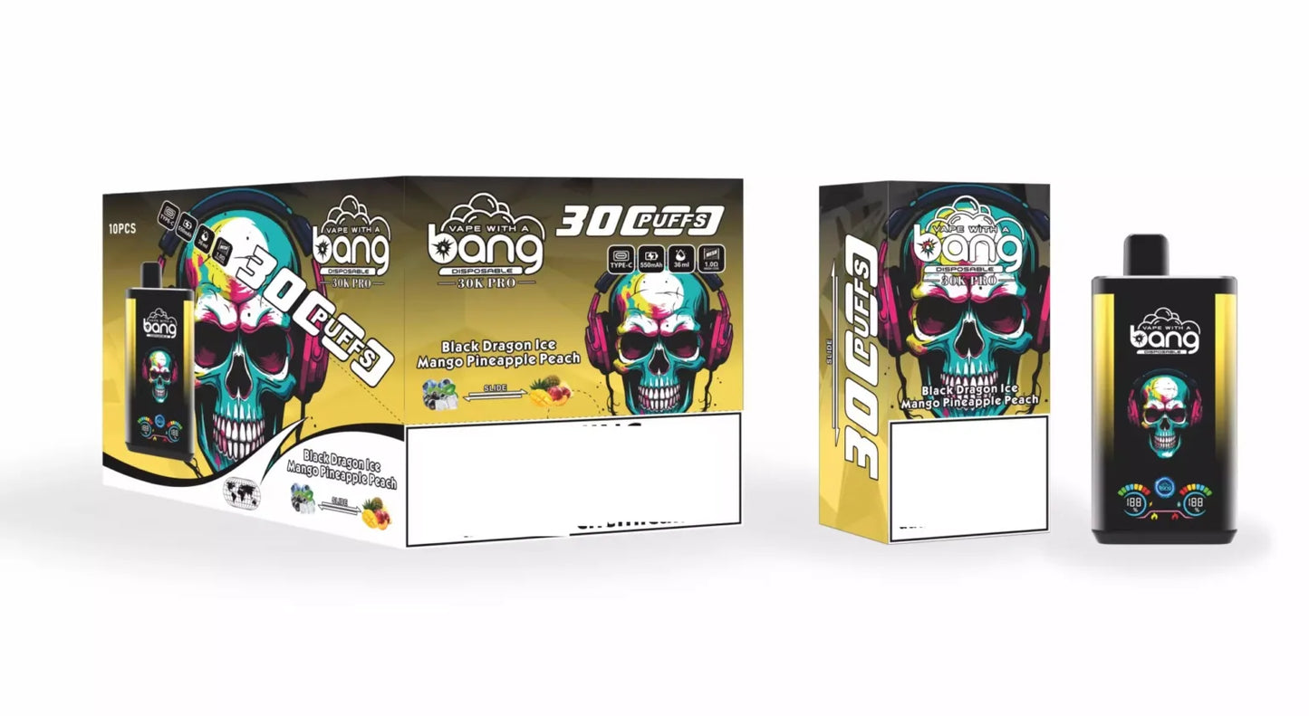 BANG 30000 Puffs Double Taste Wholesale B30S DSK018 Disposable Vape Bulk Buy
