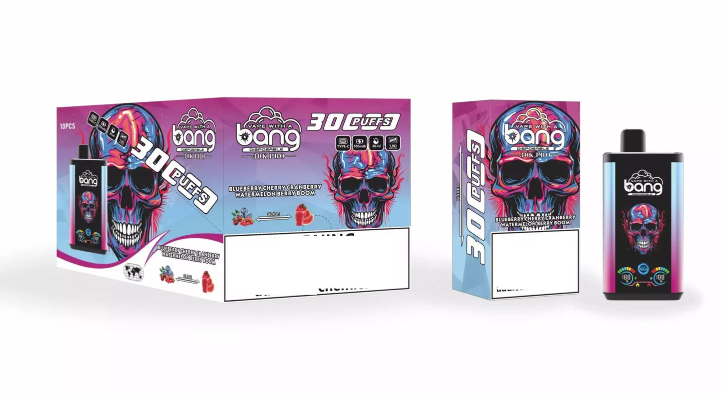 BANG 30000 Puffs Double Taste Wholesale B30S DSK018 Disposable Vape Bulk Buy
