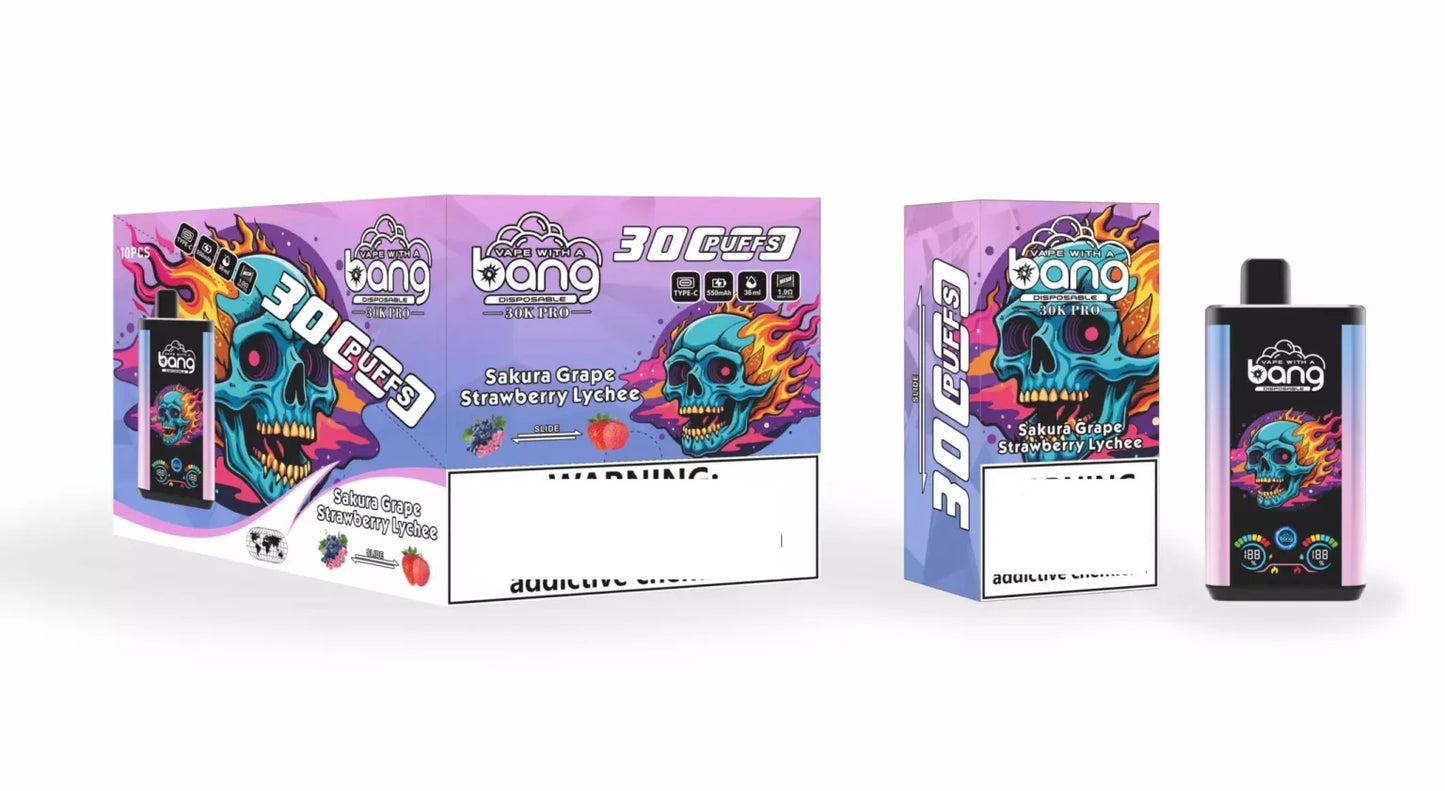 BANG 30000 Puffs Double Taste Wholesale B30S DSK018 Disposable Vape Bulk Buy