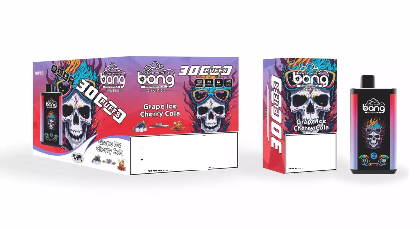 BANG 30000 Puffs Double Taste Wholesale B30S DSK018 Disposable Vape Bulk Buy