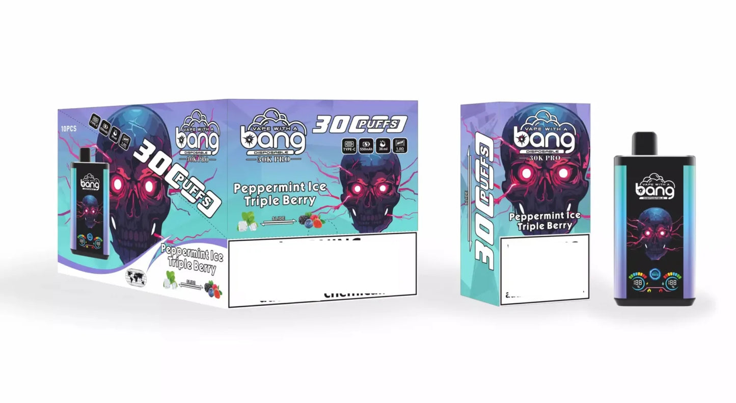 BANG 30000 Puffs Double Taste Wholesale B30S DSK018 Disposable Vape Bulk Buy
