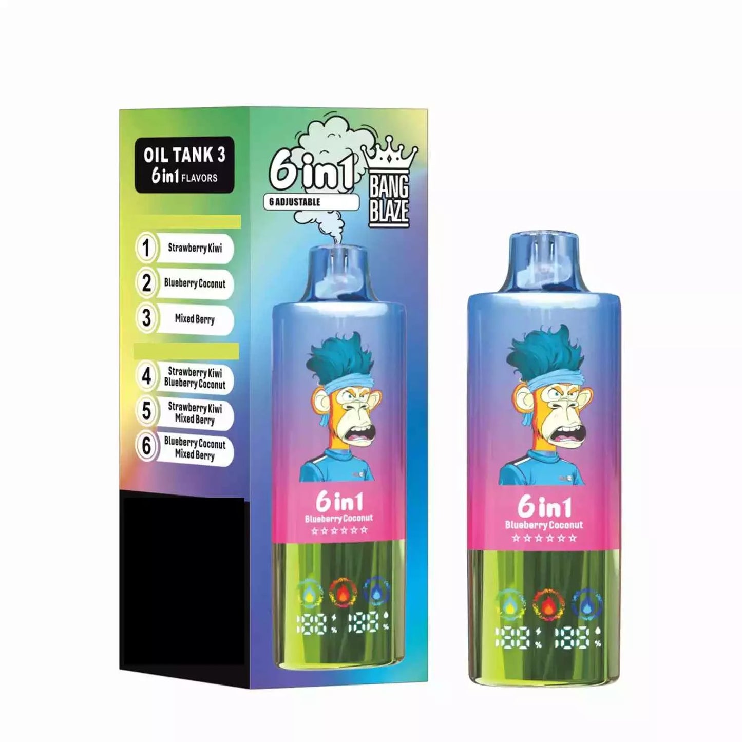 BANG BLAZE 100000 Puffs 6 Tastes DSK055 Bulk Buy Rechargeable Disposable Vapes Wholesale
