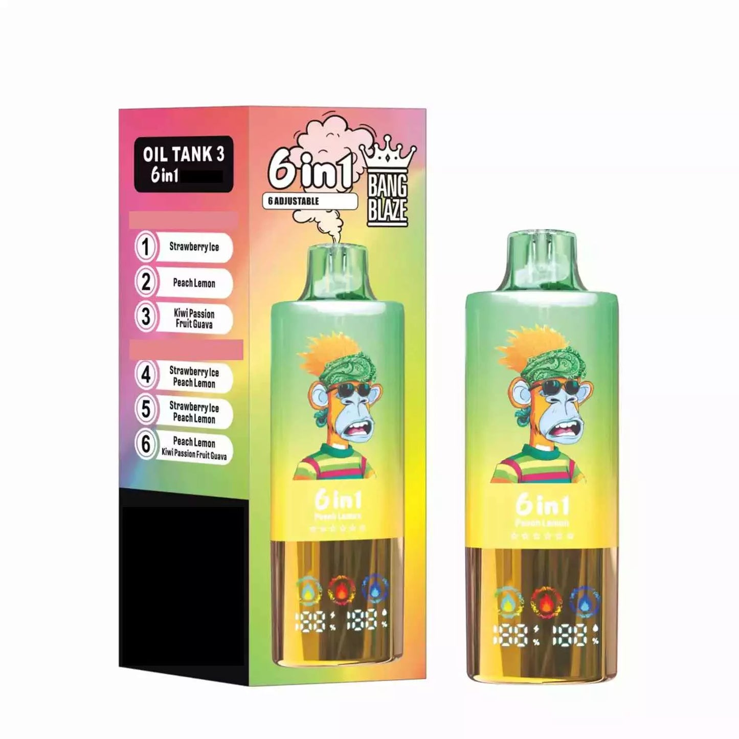 BANG BLAZE 100000 Puffs 6 Tastes DSK055 Bulk Buy Rechargeable Disposable Vapes Wholesale