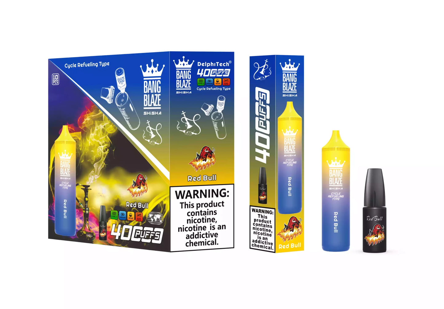 BANG BLAZE SHISHA 40000 Puffs DSK040 Bulk Buy Rechargeable 40K Disposable Vapes Wholesale