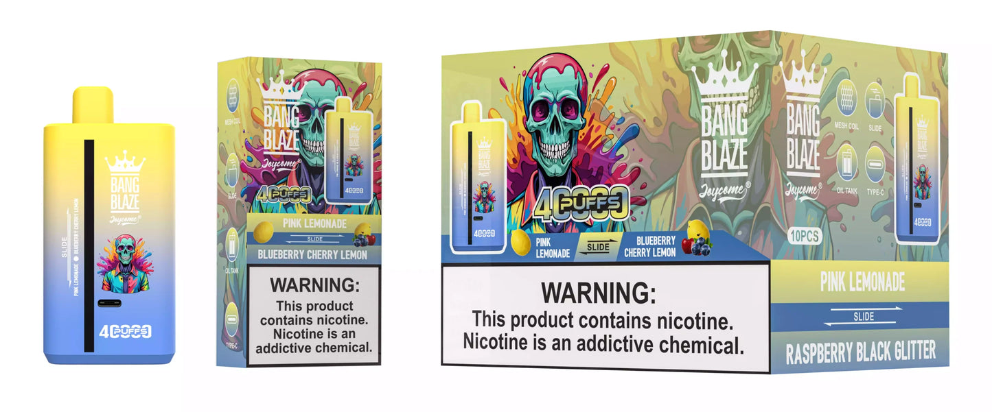 BANG BLAZE 40000 Puffs DSK041 Dual Tastes Bulk Buy Rechargeable Disposable Vapes Wholesale