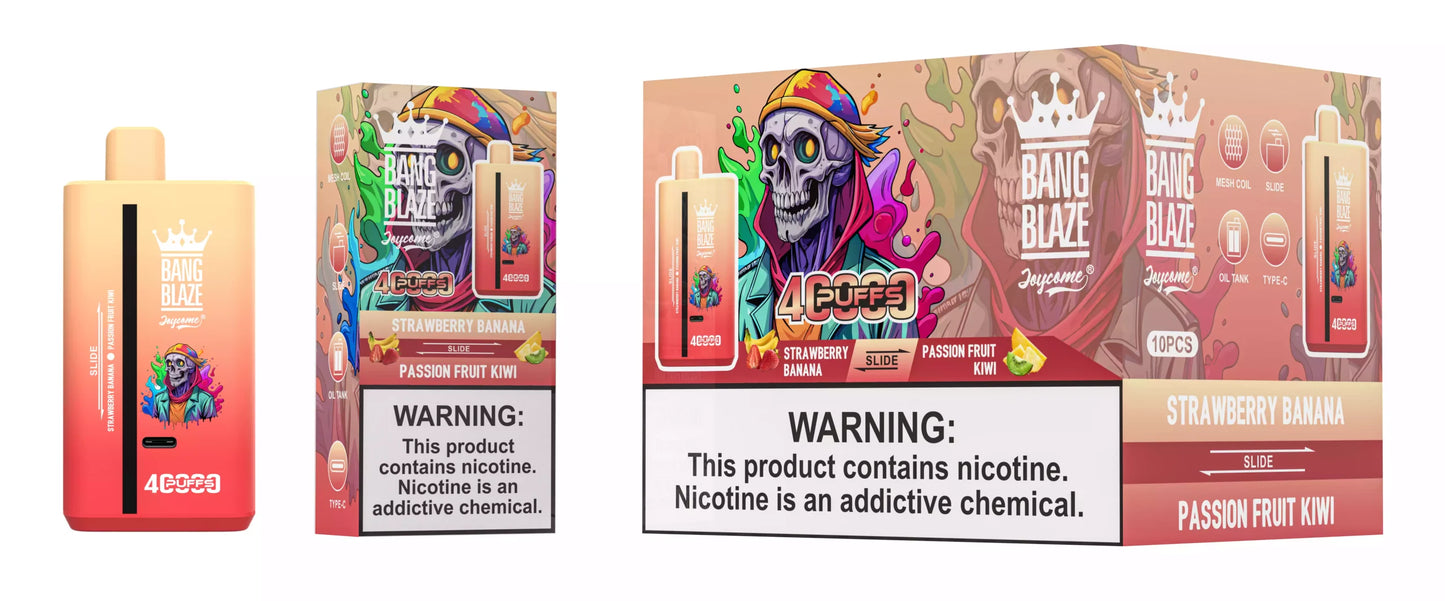 BANG BLAZE 40000 Puffs DSK041 Dual Tastes Bulk Buy Rechargeable Disposable Vapes Wholesale
