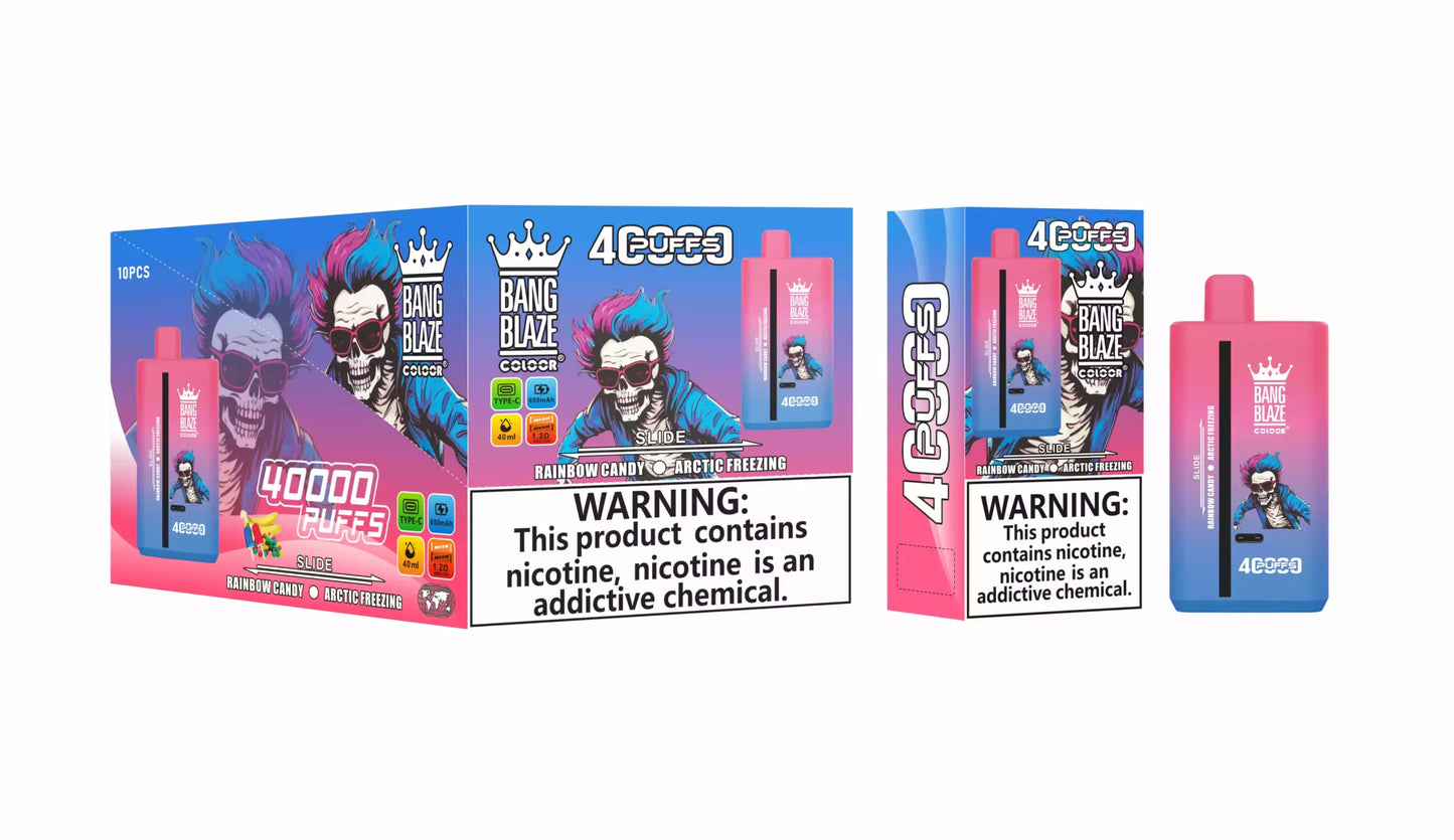BANG BLAZE 40000 Puffs DSK041 Dual Tastes Bulk Buy Rechargeable Disposable Vapes Wholesale