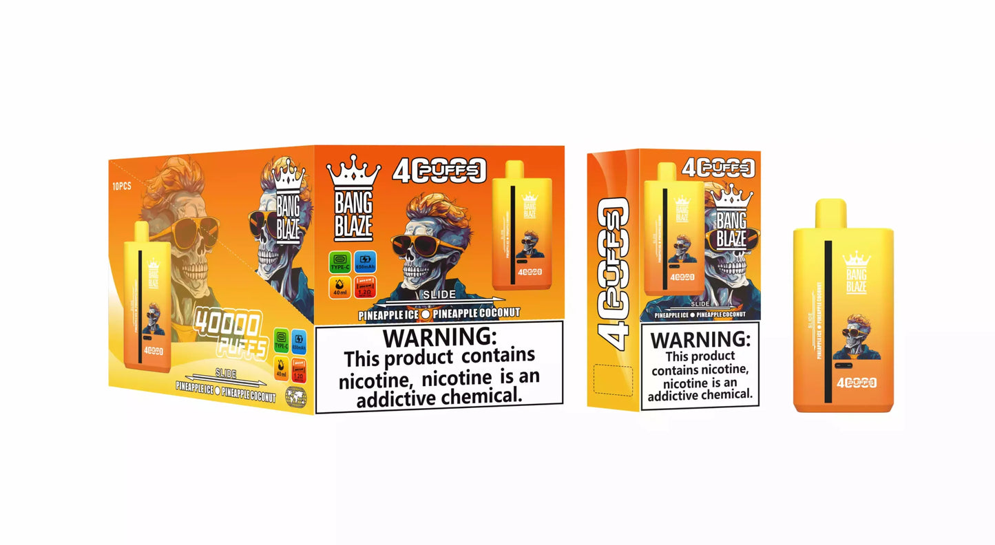 BANG BLAZE 40000 Puffs DSK041 Dual Tastes Bulk Buy Rechargeable Disposable Vapes Wholesale