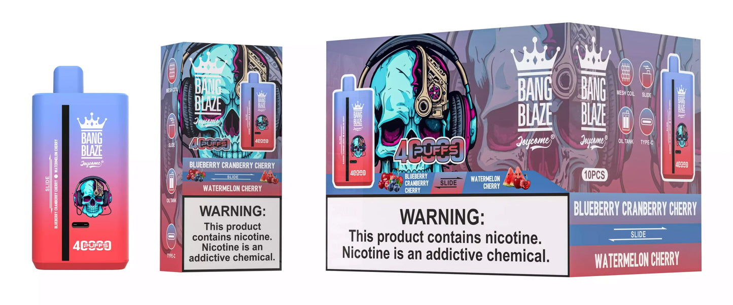 BANG BLAZE 40000 Puffs DSK041 Dual Tastes Bulk Buy Rechargeable Disposable Vapes Wholesale