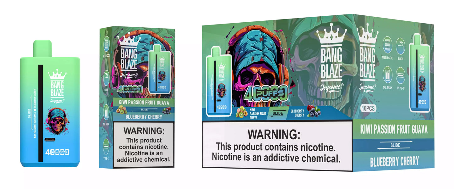 BANG BLAZE 40000 Puffs DSK041 Dual Tastes Bulk Buy Rechargeable Disposable Vapes Wholesale