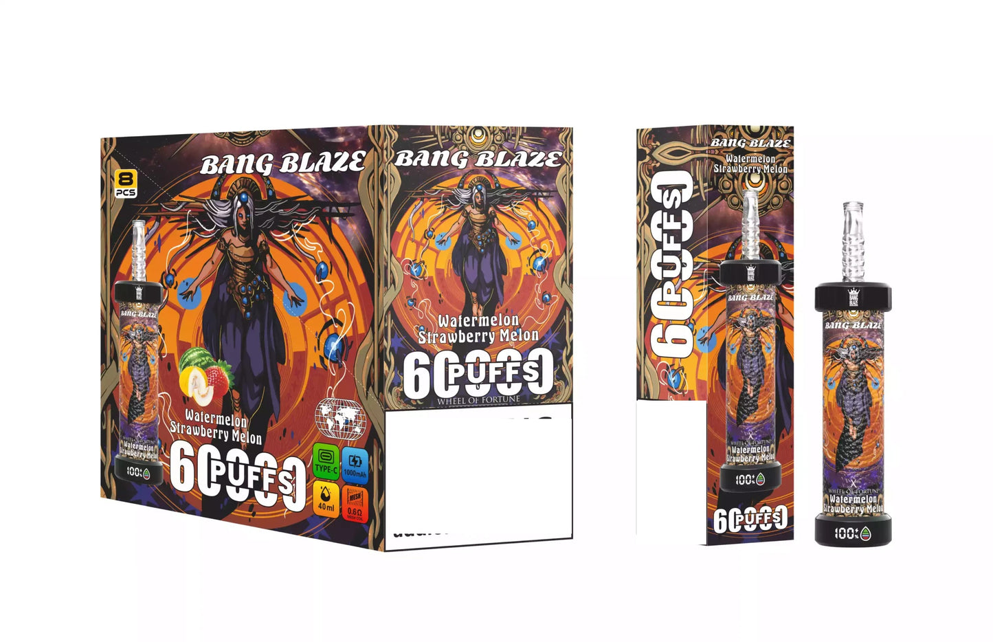 BANG BLAZE 60000 Puffs DSK051 Bulk Buy Rechargeable Disposable Vapes Wholesale