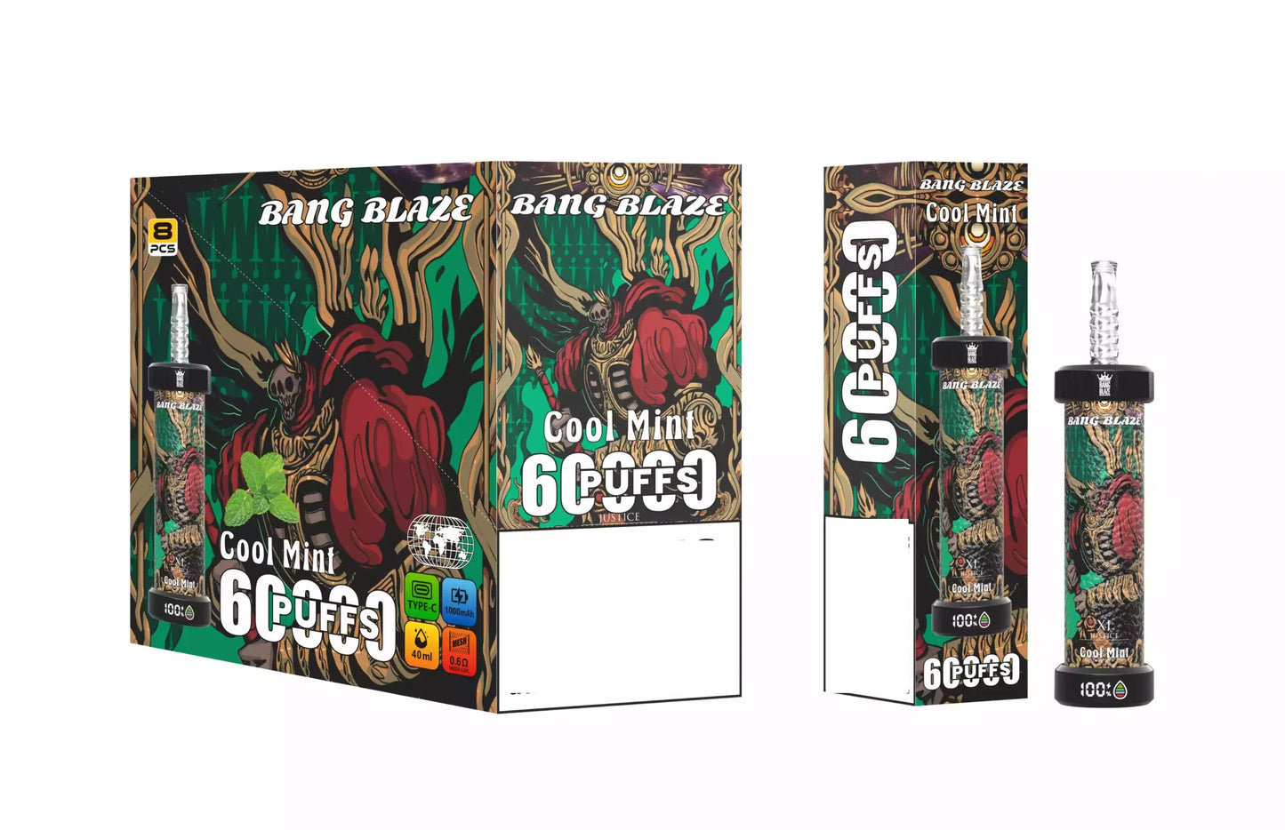 BANG BLAZE 60000 Puffs DSK051 Bulk Buy Rechargeable Disposable Vapes Wholesale