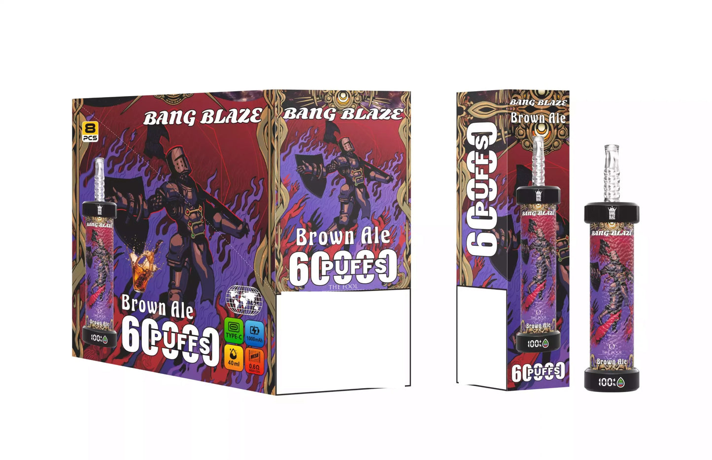 BANG BLAZE 60000 Puffs DSK051 Bulk Buy Rechargeable Disposable Vapes Wholesale