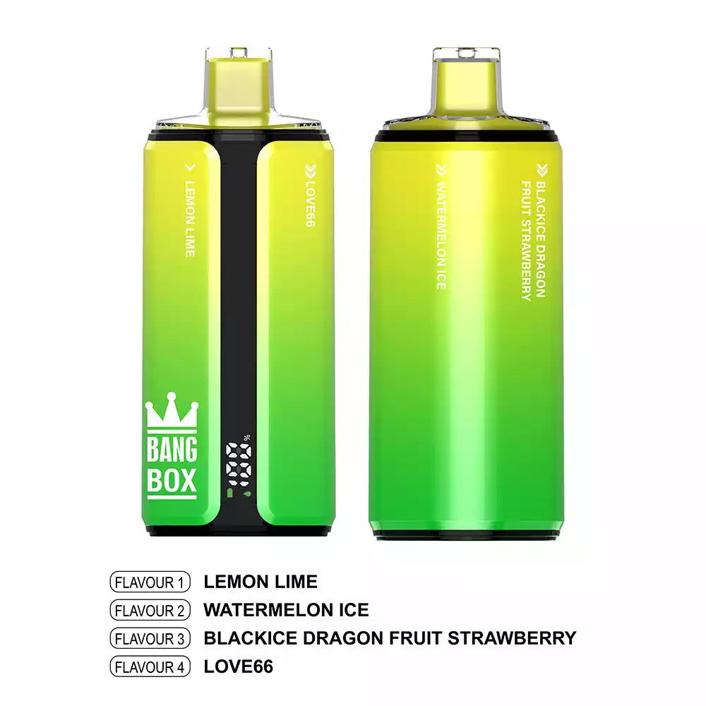BANG BOX 160000 Puffs Disposable Vapes 160K Wholesale Bulk Buy 4 tastes Smart Digital Screen