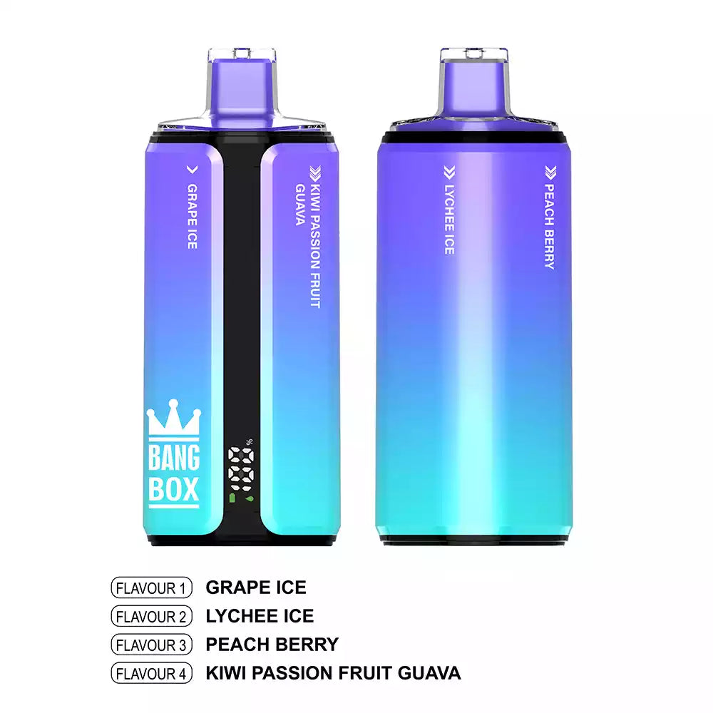 BANG BOX 160000 Puffs Disposable Vapes 160K Wholesale Bulk Buy 4 tastes Smart Digital Screen